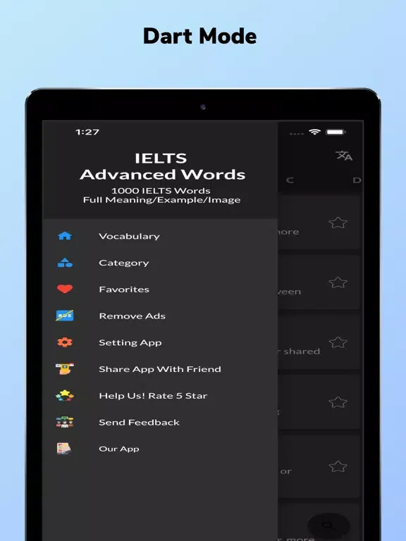 Captures d'écran de IELTS Advanced Words iPad 