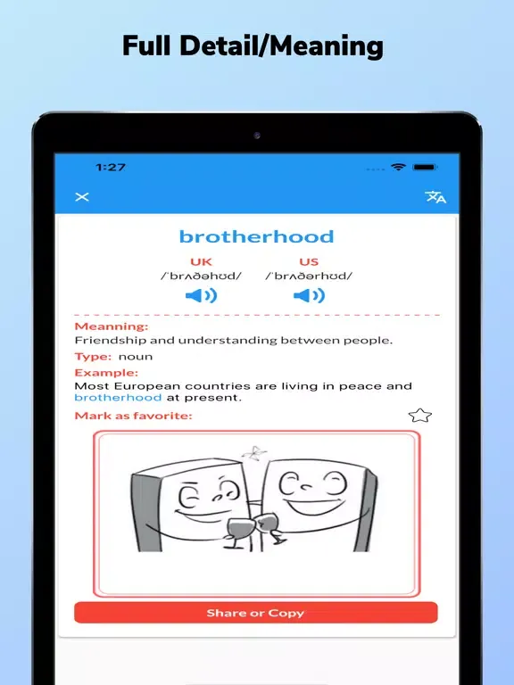 Captures d'écran de IELTS Advanced Words iPad 