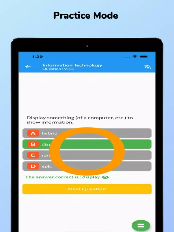 Captures d'écran de IELTS Advanced Words iPad 