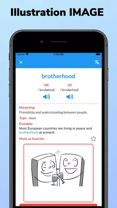 Captures d'écran de IELTS Advanced Words