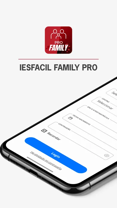 Tangkapan layar IesFácil Family PRO
