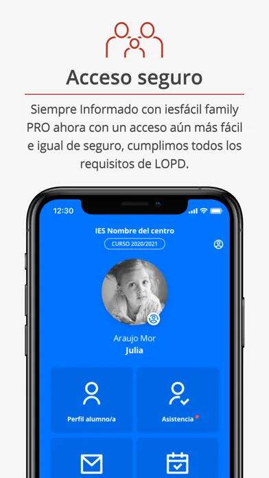 Tangkapan layar IesFácil Family PRO