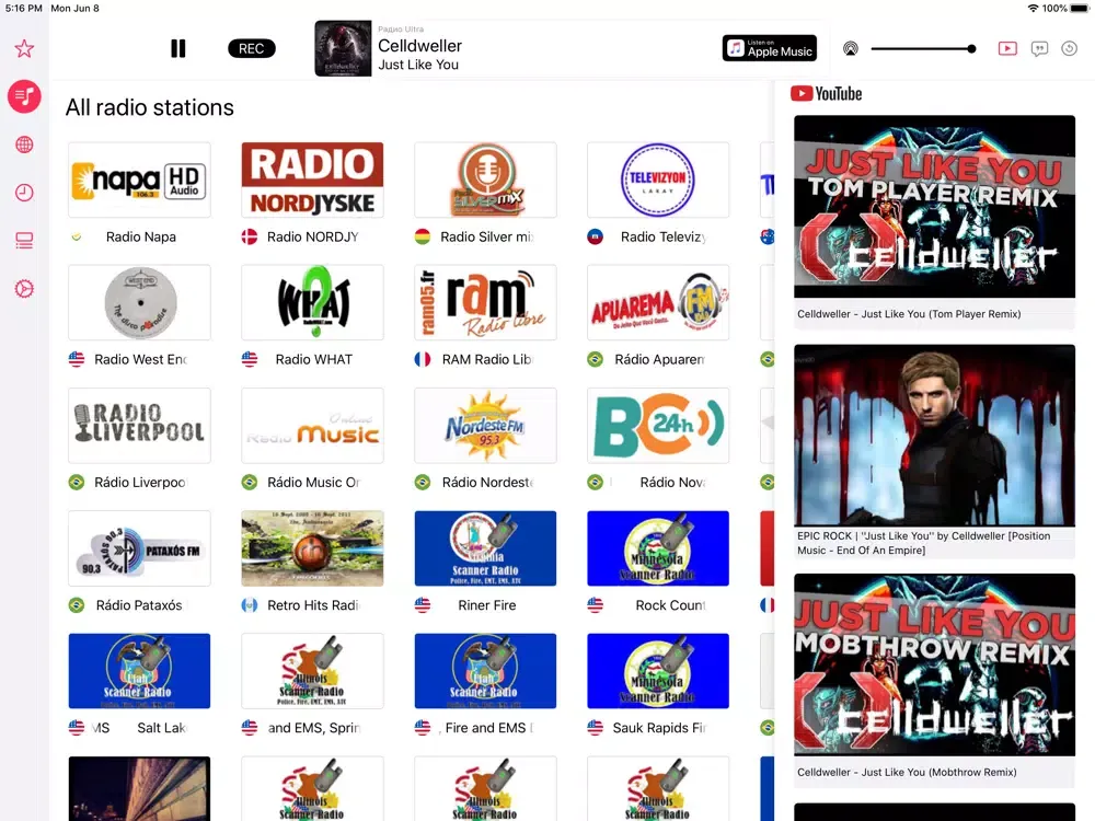 Radio X - Internet Radio iPad  স্ক্রিনশট