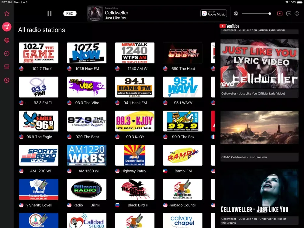 Radio X - Internet Radio iPad  স্ক্রিনশট