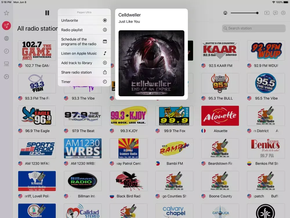 Radio X - Internet Radio iPad  স্ক্রিনশট