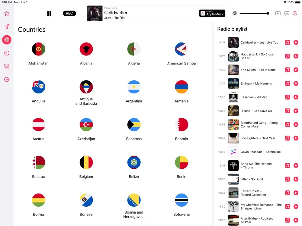 Radio X - Internet Radio iPad  স্ক্রিনশট