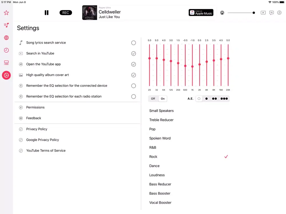 Radio X - Internet Radio iPad  স্ক্রিনশট