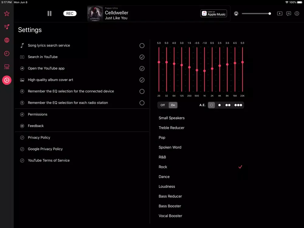 Radio X - Internet Radio iPad  স্ক্রিনশট
