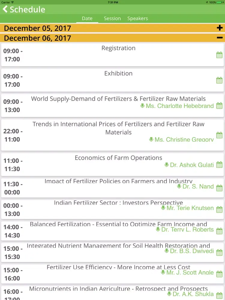 FAI Seminar iPad  Screenshots