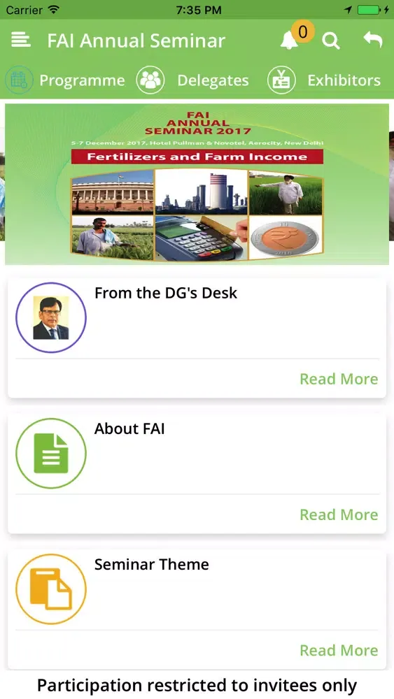 FAI Seminar Screenshots