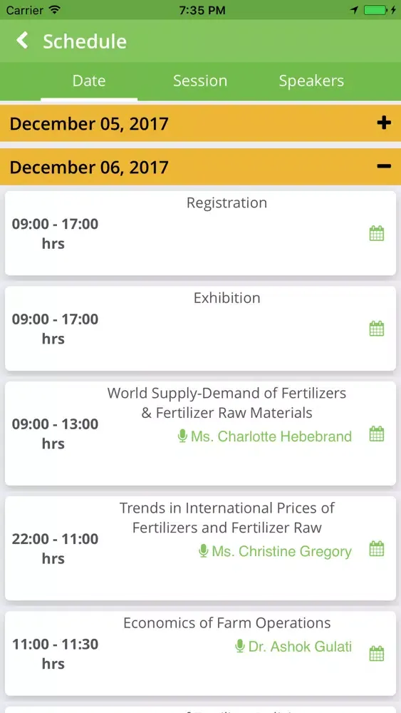 FAI Seminar Screenshots