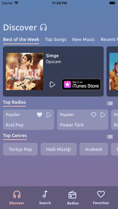 RadioTunes 스크린샷