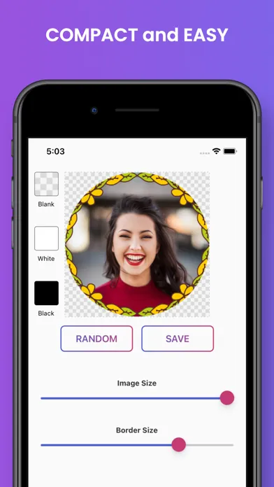 Framed Profile Border Editor 스크린샷