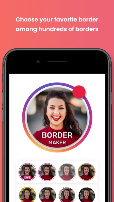 Framed Profile Border Editor 스크린샷