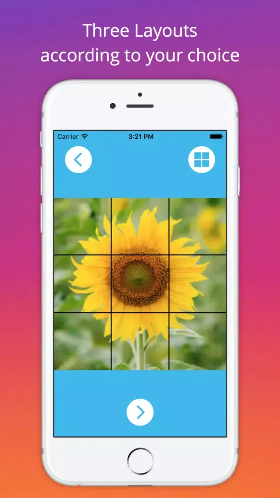 Screenshot di Grid Style for Instagram - Instagrid Post Banner sized full size Big Tiles for IG
