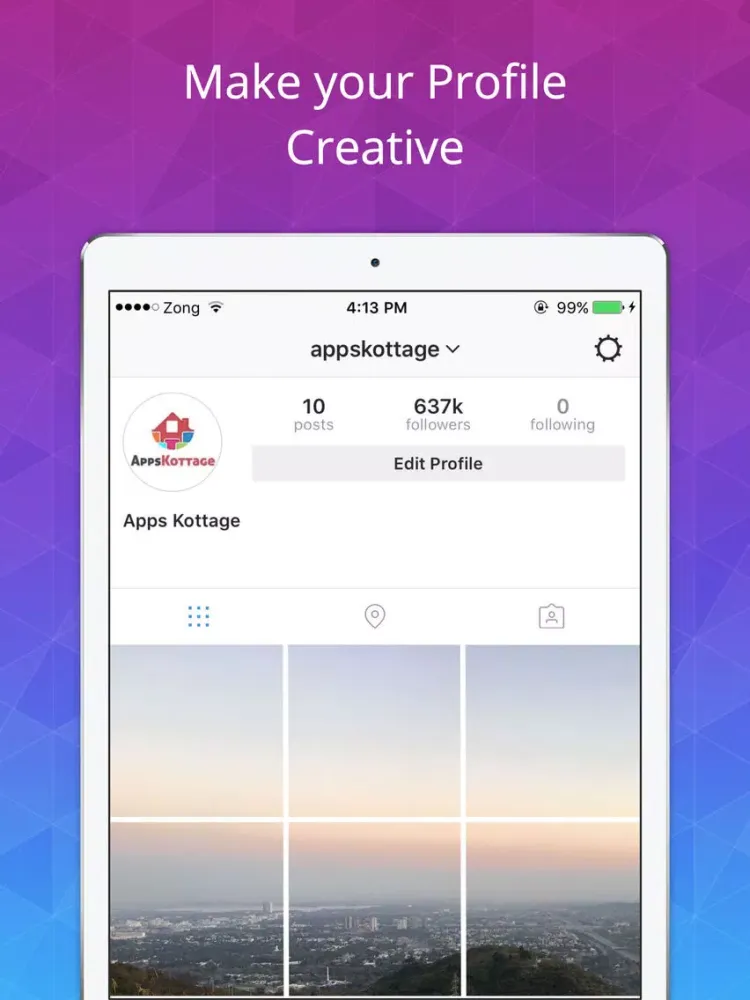 Ảnh chụp màn hình của Split Photo for Instagram -InstaSize Grid Photos iPad 