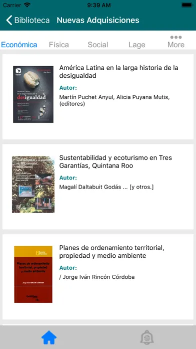 Capturas de tela do igg unam