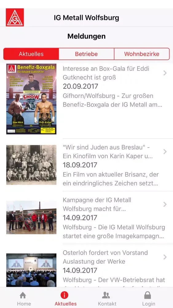 Captures d'écran de IG Metall WOB