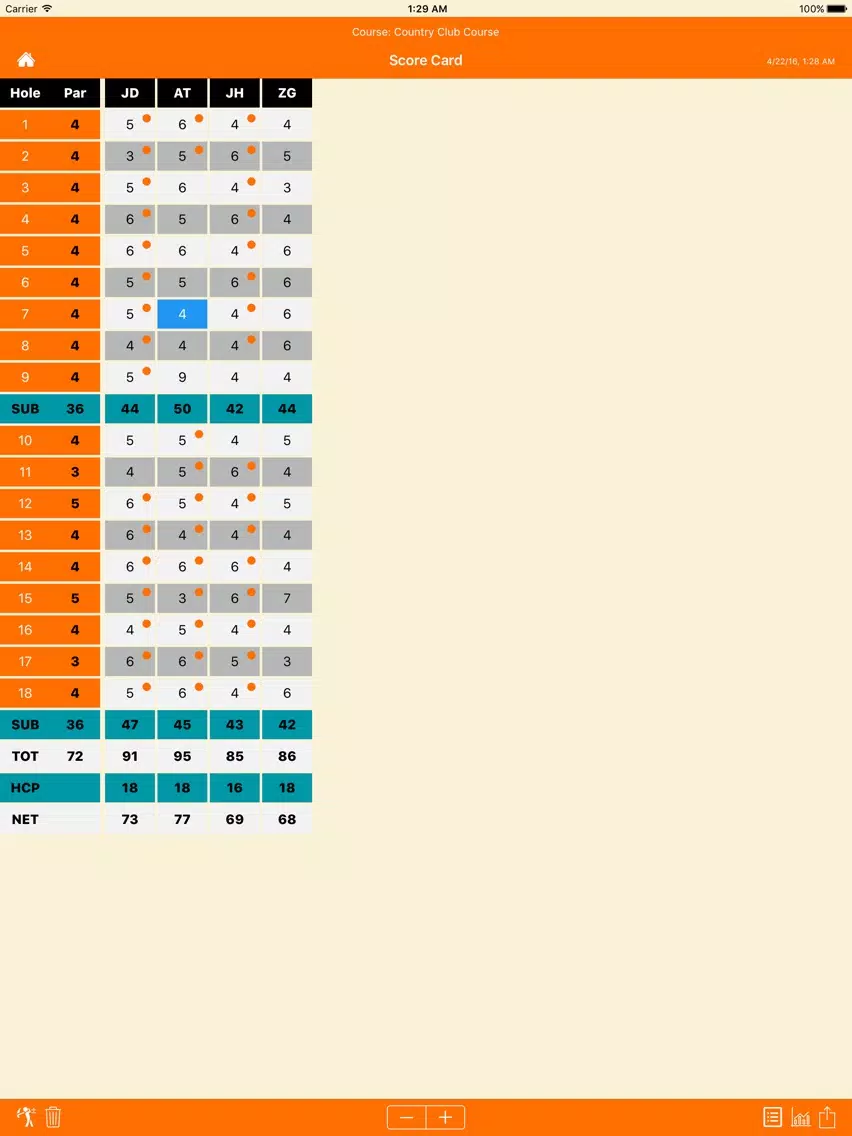 Screenshot di iGolf @ Gulmohar iPad 