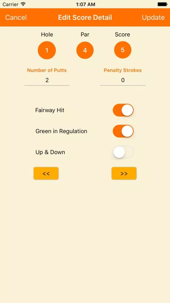 Tangkapan layar iGolf @ Gulmohar