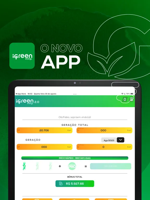 Captures d'écran de iGreen Energy iPad 