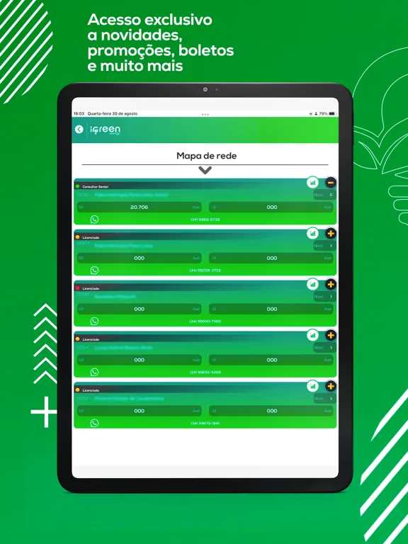 Captures d'écran de iGreen Energy iPad 
