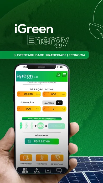 Captures d'écran de iGreen Energy