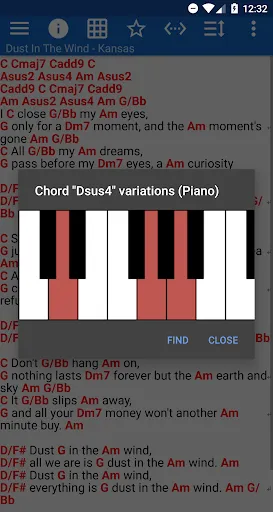 Capturas de pantalla de Songbook