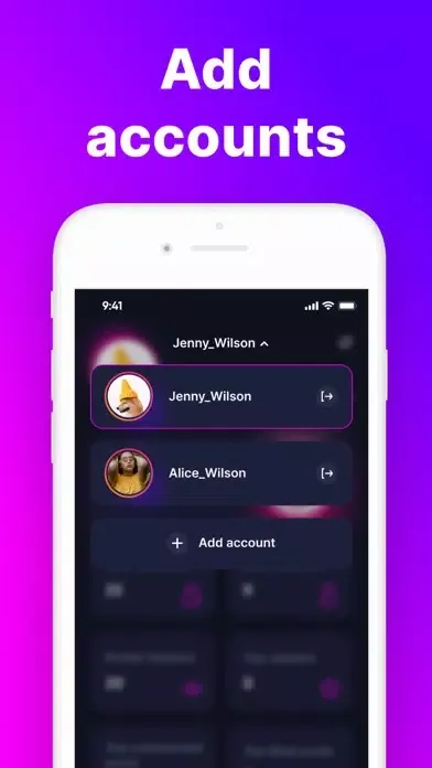 Capturas de tela do IG Followers Tracker & Reports
