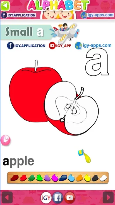 كتاب التلوين الحروف الإنجليزية سکرین شاٹس