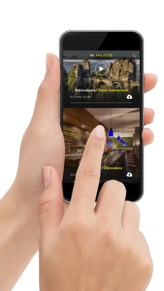 Tangkapan skrin My Virtual Tour