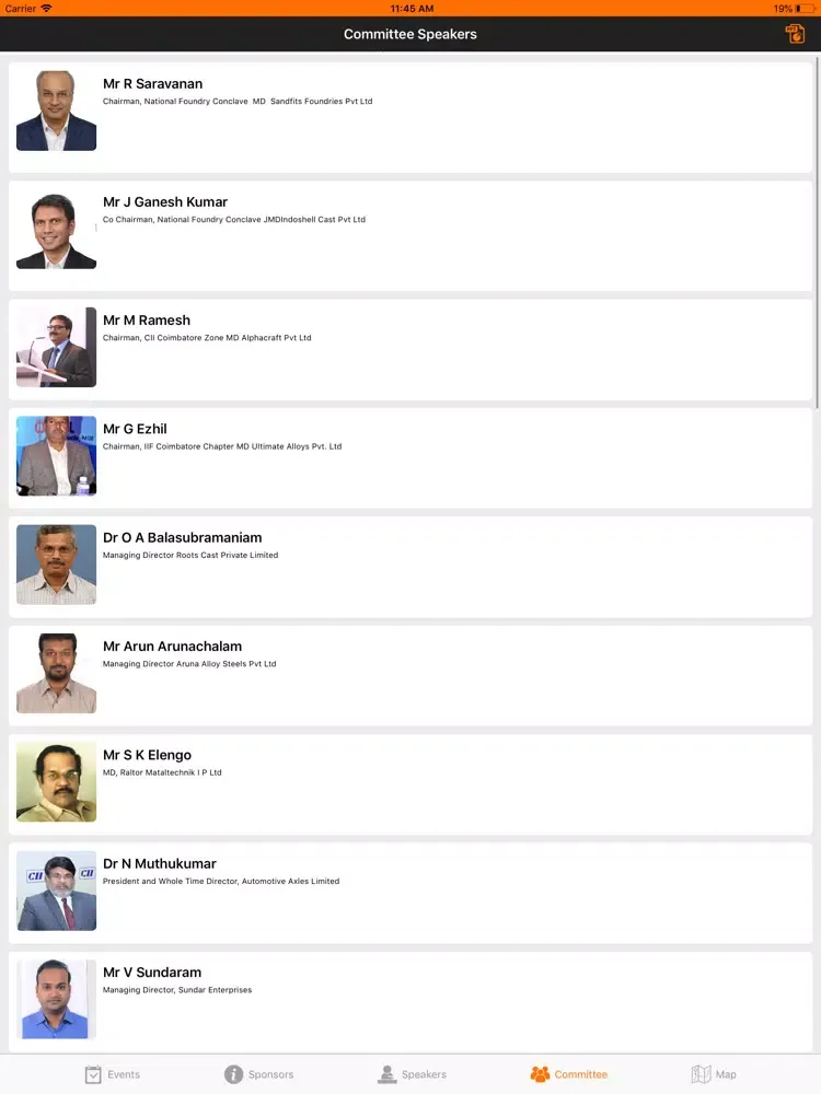 NFC 2018 iPad  سکرین شاٹس