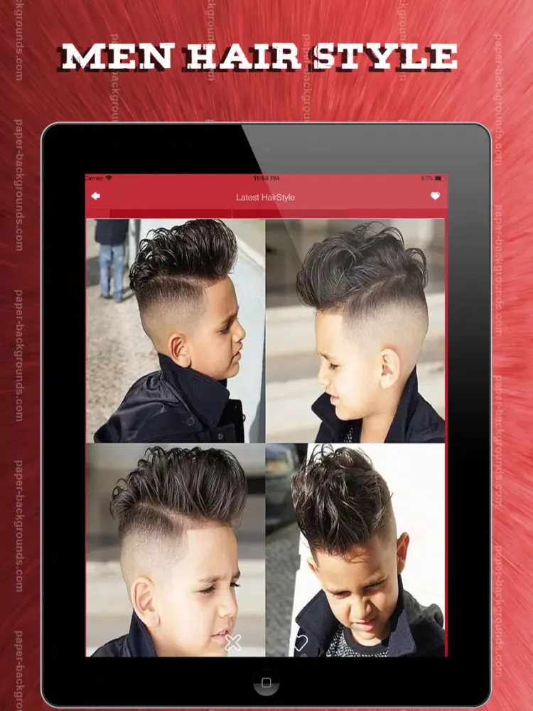 Men Hairstyle set my face iPad  Ekran Görüntüleri