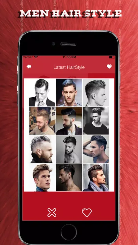 Men Hairstyle set my face Ekran Görüntüleri