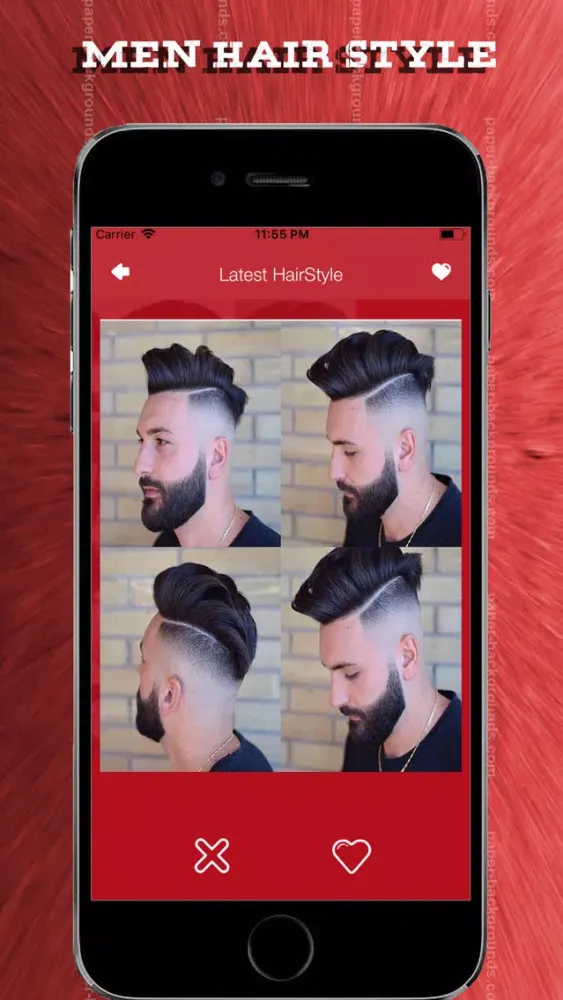 Men Hairstyle set my face Ekran Görüntüleri