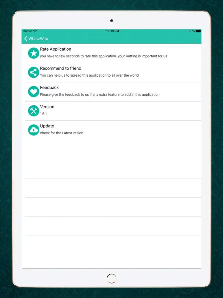 WhatScan Plus iPad  스크린샷