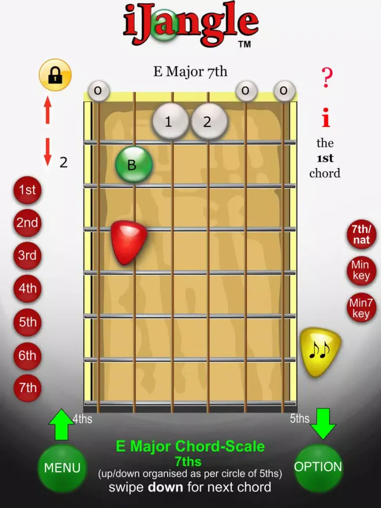تصاویر iJangle Guitar Chords Plus: Chord tools with fretboard scales and guitar tuner iPad 