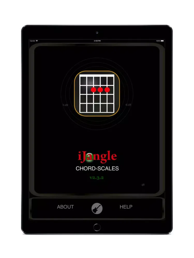 Ảnh chụp màn hình của Chord - Scales : Guitar iPad 