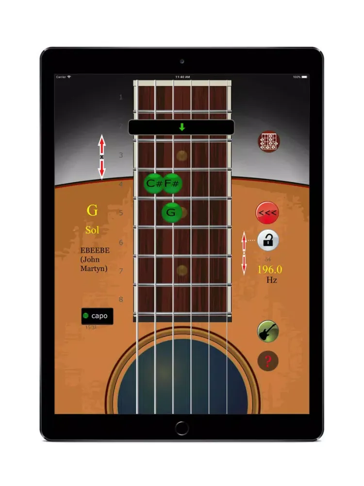 Guitar Fretboard Maps iPad  Screenshots
