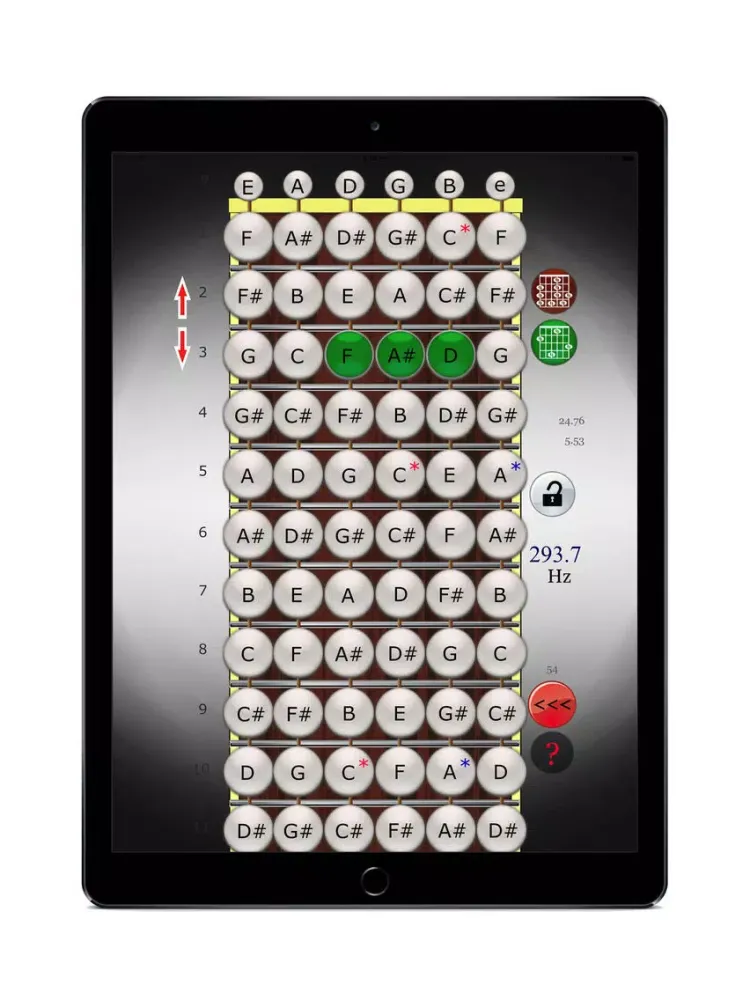 Guitar Fretboard Maps iPad  Screenshots