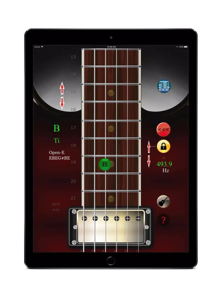 Guitar Simulator - Learn Notes iPad  스크린샷