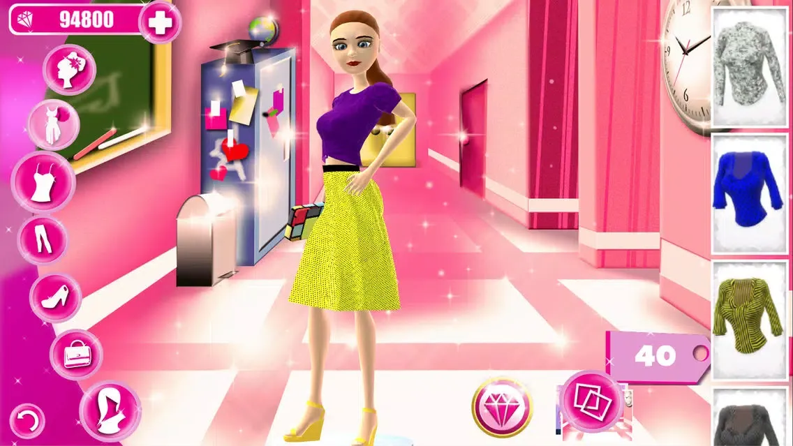 Скриншоты Dress Up Game for Teen Girls: Back to School! Fantasy High Fashion & Beauty Makeover