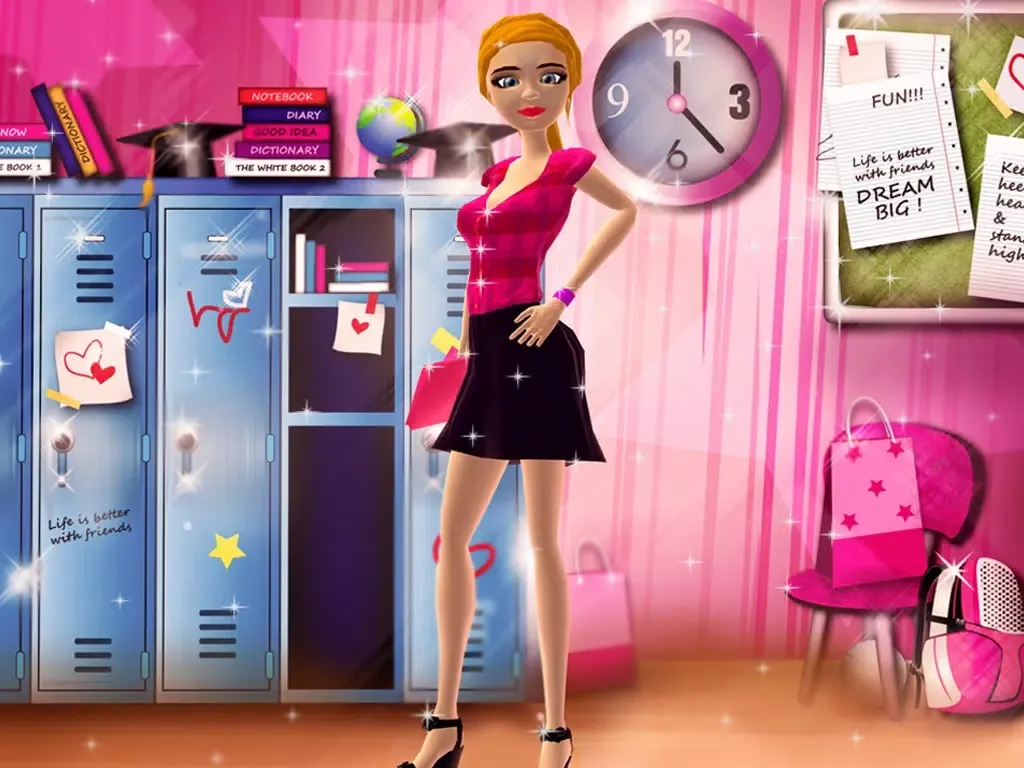 Ảnh chụp màn hình của Teen Fashion Dress Up Game for Girls: Makeup & Beauty Fantasy Makeover Girl Games iPad 