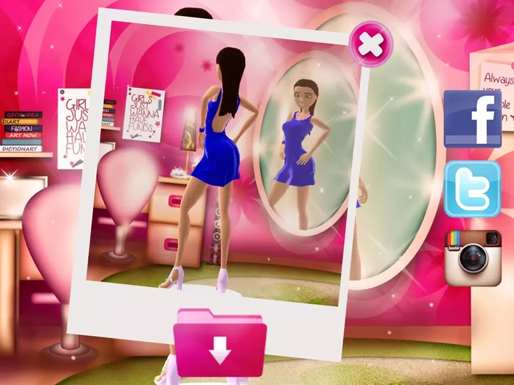 Ảnh chụp màn hình của Teen Fashion Dress Up Game for Girls: Makeup & Beauty Fantasy Makeover Girl Games iPad 