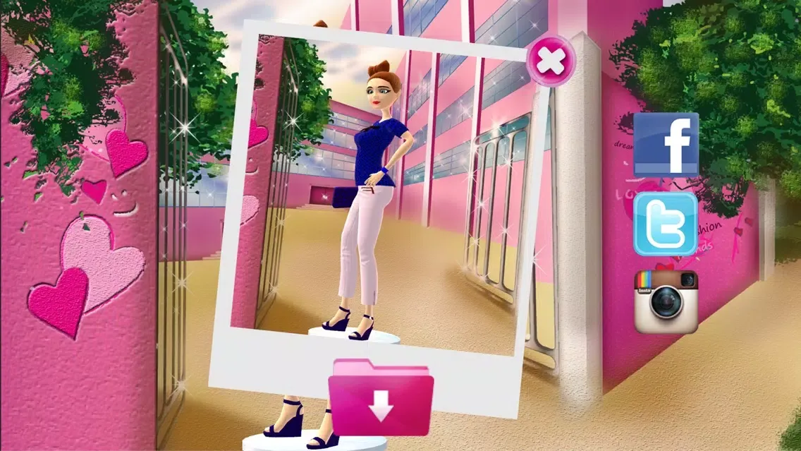 Ảnh chụp màn hình của Teen Fashion Dress Up Game for Girls: Makeup & Beauty Fantasy Makeover Girl Games