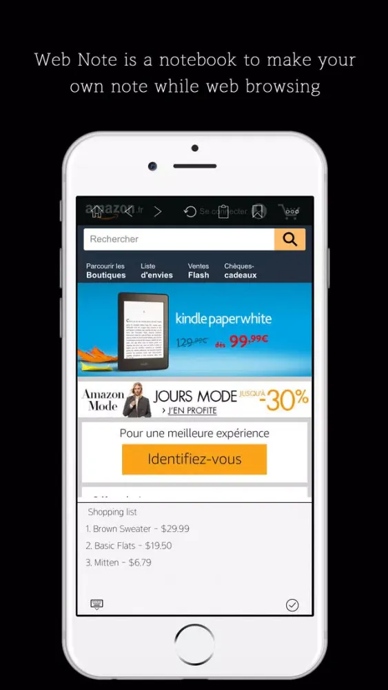 Web Note : Web browser + Note Screenshots