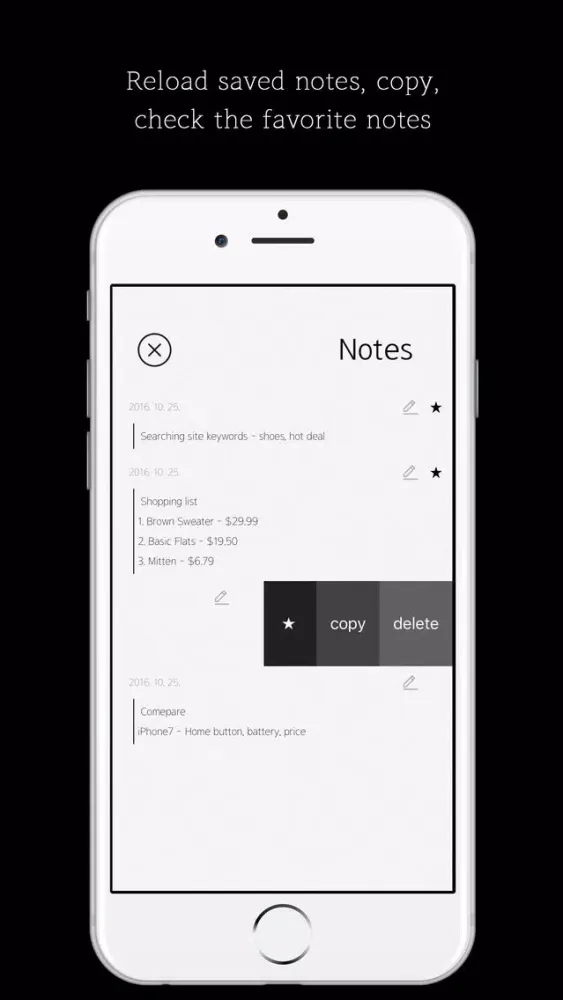 Web Note : Web browser + Note Screenshots