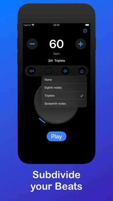 DownBeat Metronome स्क्रीनशॉट