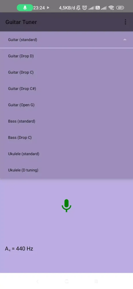 My Guitar Tuner Screenshots