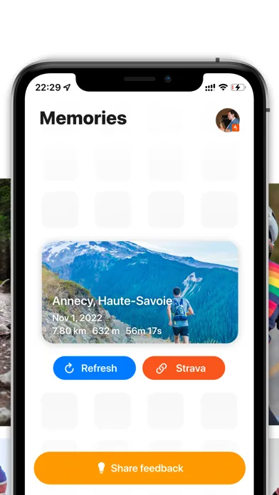 تصاویر Memories: Widgets for Strava
